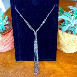 Chico’s beaded long strand necklace